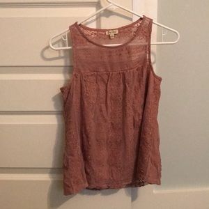 Lacy tank from LILY WHITE